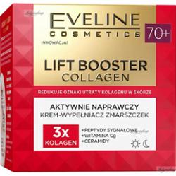 Eveline Cosmetics Lift Booster Collagen odżywczy krem nawilżający na zmarszczki 70+ 50 ml