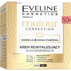 Eveline Cosmetics - Contour Correction Revitalizing Cream 50+ Silnie regenerujący krem rewitalizujący - Dzień/Noc - 50 ml