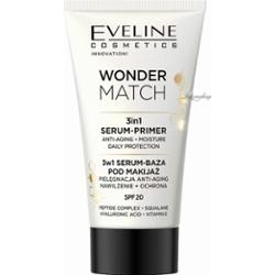 Eveline Cosmetics Wonder Match baza pod makijaż, podkład 3 w 1 SPF20 30 ml