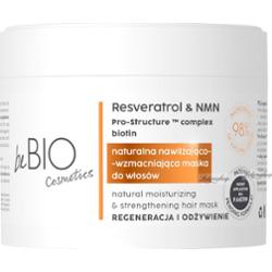 beBIO - LONGEVITY - Natural Moisturizing & Strengthening Hair Mask - Naturalna nawilżająco-wzmacniająca maska do włosów - Regeneracja i odżywienie - 250 ml