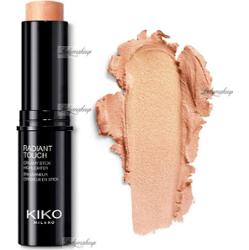 KIKO Milano - RADIANT TOUCH Creamy Stick Highlighter - Rozświetlacz w sztyfcie - 10 g - 102 Golden Biscuit