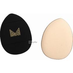 Many Beauty - Mini Puff Makeup Sponge Supersoft - Zestaw mini puszków / gąbek na palec do makijażu - Super miękkie - Czarne - 2 sztuki
