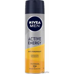 Nivea - Men - Active Energy - Dual Protection 72H Anti-Perspirant - Energetyzujacy antyperspirant w sprayu dla mężczyzn - 150 ml
