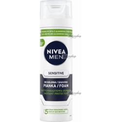 Nivea - Men - Sensitive - Shaving Foam Instant Protection - Łagodząca pianka do golenia dla mężczyzn - 200 ml