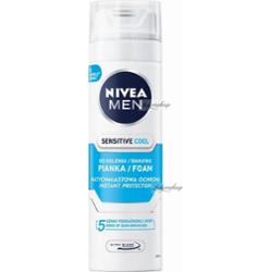 Nivea - Men - Sensitive Cool - Instant Protection Shaving Foam - Chłodząca pianka do golenia dla mężczyzn - 200 ml