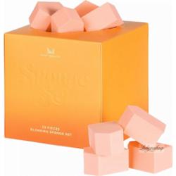 Many Beauty - Sponge Set - Zestaw 25 jednorazowych gąbeczek do makijażu - Pomarańczowe