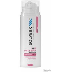 SOLVERX - Sensitive Skin - Face & Body Emulsion - Emulsja ochronna do twarzy i ciała - SPF50+ - 150 ml