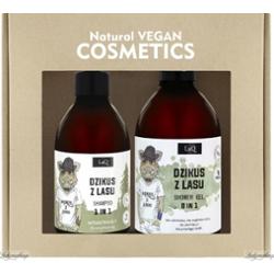 LaQ - Dzikus z Lasu - Zestaw prezentowy dla mężczyzn - Szampon 300 ml + Żel pod prysznic 8w1 500 ml