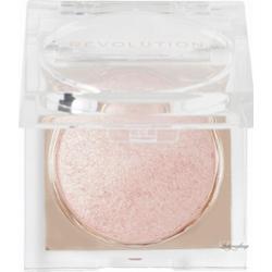 Makeup Revolution Beam Bright kompaktowy rozświetlacz pudrowy odcień Pink Seduction 2,45 g
