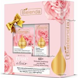 Bielenda - Royal Rose Elixir Set 60+ - Zestaw prezentowy kosmetyków do cery dojrzałej - Półtłusty krem do twarzy 50 ml + Krem pod oczy i wokół ust 15 ml