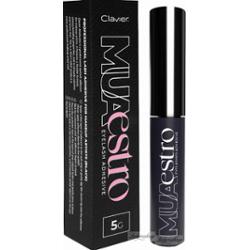 Clavier - MUAestro - Eyelash Adhesive - Klej do kępek rzęs z pędzelkiem - Czarny - 5 g
