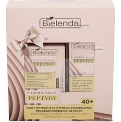 Bielenda - Ujędrniające Peptydy Set - Zestaw kosmetyków do pielęgnacji skóry dojrzałej 40+ - Krem na dzień 50 ml + Krem pod oczy 15 ml