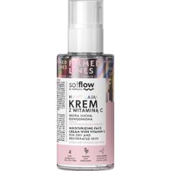 So!Flow - Moisturizing Face Cream with Vitamin C - Nawilżający krem z witaminą C - Skóra sucha i odwodniona - 50 ml