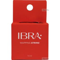 Ibra - Mapping String - Profesjonalna nić barwiąca do mapowania brwi - Czarna - 10 m