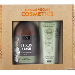 LaQ - Dzikus z Lasu - Zestaw prezentowy do balsamowania dla mężczyzn - Żel pod prysznic 500 ml + Balsam do ciała 200 ml