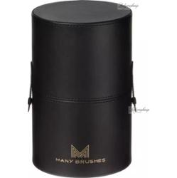 Many Beauty - Duża tuba na pędzle do makijażu - Czarna