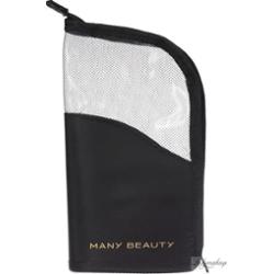 Many Beauty - Kosmetyczka / stojak / etui na pędzle do makijażu - Czarna