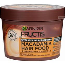 GARNIER - FRUCTIS - MACADAMIA HAIR FOOD MASK - Wygładzająca maska do włosów suchych i niesfornych - Makadamia - 400 ml