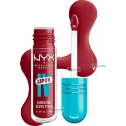 NYX Professional Makeup - LIP I.V. Hydrating Gloss Serum - Trwały błyszczyk do ust - 5 ml - 10 Berry Thirsty