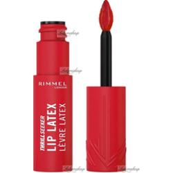 RIMMEL - Thrill Seeker Lip Latex - Pomadka do ust w płynie - 6 ml  - 400 Rimmel Red