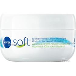 Nivea - Soft - Cream - Krem intensywnie nawilżający do twarzy, ciała i dłoni - 200 ml