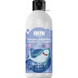 BARWA - BEBI Kids - Shampoo & Bubble Bath - Szampon i płyn do kąpieli 2w1 - Jagoda - 500 ml