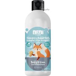BARWA - BEBI Kids - Shampoo & Bubble Bath - Szampon i płyn do kąpieli 2w1 - Guma Balonowa - 500 ml
