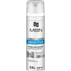 AA - Men - Sensitive Care - Nawilżająco-ochronna pianka do golenia XXL - 300 ml