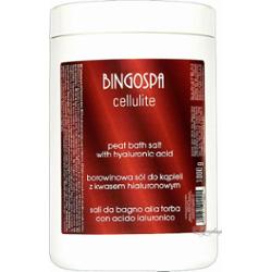 BINGOSPA - Cellulite - Peat Bath Salt - Sól borowinowa do kąpieli z kwasem hialuronowym - 1000 g