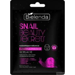 Bielenda Snail Beauty Secrets maska odżywcza w płacie do cery zmęczonej 1 szt.