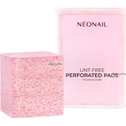 NeoNail - Lint-Free Perforated Pads - Perforowane waciki bezpyłowe w pudełku - 175 sztuk - Różowe