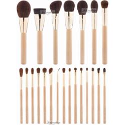 Many Beauty - Many Brushes - Caramel - Zestaw 22 profesjonalnych pędzli do makijażu
