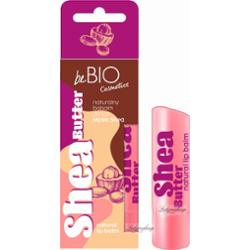 beBIO - Natural Lip Balm - Naturalny regenerujący balsam do ust - Masło Shea - 5 g