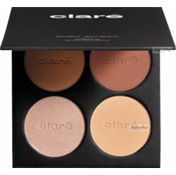 CLARÉ - Makeup Surgery - Paleta do konturowania twarzy - Brownie - 4 x 8 g
