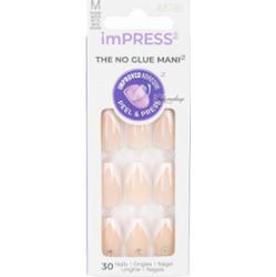 KISS - imPRESS - Press-On Manicure - Paznokcie samoprzylepne - 30 szt - M - So French