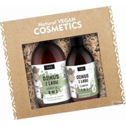 LaQ - Dzikus z Lasu - Zestaw prezentowy dla mężczyzn - Szampon 300 ml + Żel pod prysznic 8w1 500 ml