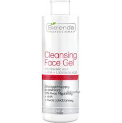 Bielenda Professional - Face Gel Cleansing - Żel przygotowujący do eksfoliacji - 10% Kwas Migdałowy + AHA + Kwas Laktobionowy - 200 g