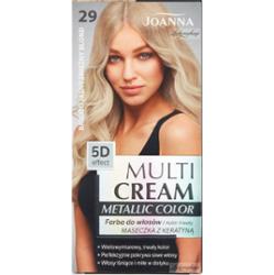 Joanna - Multi Cream Metallic Color - Trwała farba do włosów - 29 Bardzo Jasny Śnieżny Blond