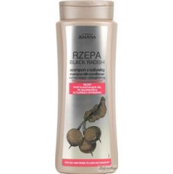 Joanna - Rzepa - Black Radish Shampoo with Conditioner - Wzmacniający szampon z odżywką do włosów przetłuszczających się i wypadających - 400 ml
