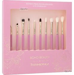Boho Beauty x Marzena Tarasiewicz - 10pc. Makeup Brush Set - Zestaw 10 pędzli do makijażu oczu