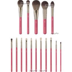 Boho Beauty - Rose Touch - 16pc. Makeup Brush Set - Zestaw 16 pędzli do makijażu twarzy i oczu