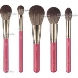 Boho Beauty - Rose Touch - 5pc. Makeup Brush Set - Zestaw 5 pędzli do makijażu twarzy