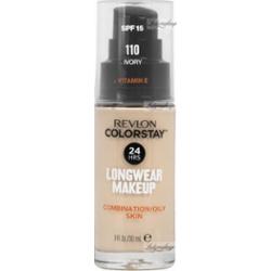 REVLON - COLORSTAY™ FOUNDATION - Podkład do cery tłustej i mieszanej - SPF15 - 30 ml - 110 - IVORY