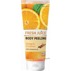Fresh Juice - Body Peeling - Peeling do ciała - Pomarańcza i Cynamon - 200 ml