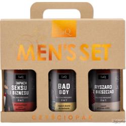 LaQ - MEN'S SET - Czyściopak - Ich Troje Bad Cat & Dogs - Zestaw 3 żeli pod prysznic - Ryszard z Bieszczad 500 ml + Doberman 500 ml + Bad Boy 500 ml