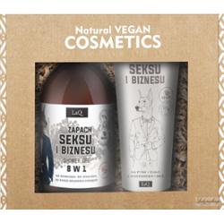 LaQ - Doberman - Zestaw do balsamowania dla mężczyzn - Żel pod prysznic 500 ml + Balsam do ciała 200 ml