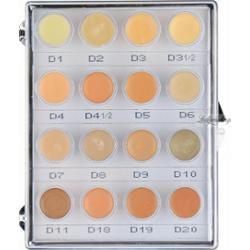 KRYOLAN - Dermacolor - CAMOUFLAGE MINI - PALETTE - Mini paleta 16 podkładów/ kamuflaży do twarzy - ART. 71006 - NR. 3