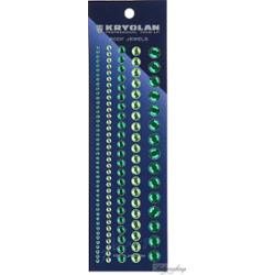 KRYOLAN - BODY JEWELS - Samoprzylepne ozdoby do twarzy i ciała - ART. 3078/01 - GREEN