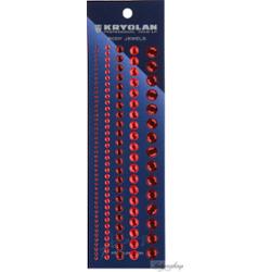 KRYOLAN - BODY JEWELS - Samoprzylepne ozdoby do twarzy i ciała - ART. 3078/01 - RED