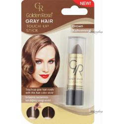 Golden Rose - GRAY HAIR - TOUCH-UP STICK - Sztyft na odrosty - 5,2 g - 05 - BROWN